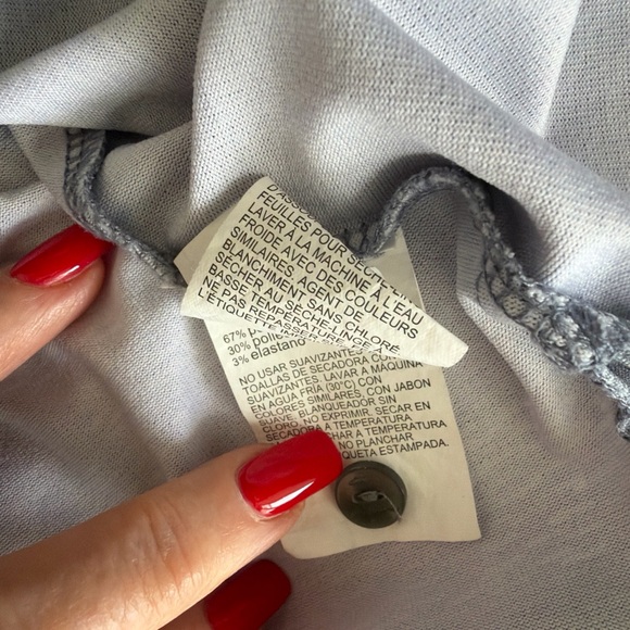 Ben Hogan Performance Golf  Polo Short Sleeve XL X-Large Polo Collar Grey/White - Picture 7 of 9